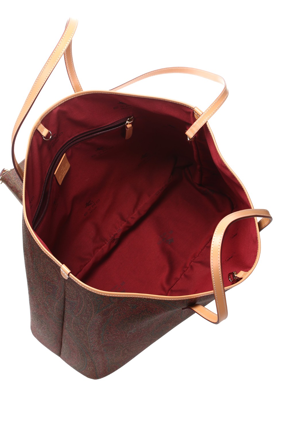 shop ETRO  Borsa: Etro borsa a tracolla con motivi Paisley.
Tessuto di cotone Paisley jacquard spalmato con grana opaca e doppiato in tela.
Tasca con cerniera.
Chiusura con moschettone.
Mini pochette removibile.
Accessori metallici con finitura dorata.
Fodera in tessuto logato ETRO.
Finiture: 100% pelle di vitello.
Fodera: 66% cotone 34% poliestere.
Dimensioni:  39,5 x 29 x 15 cm.
Made in Italy.. 0B375 8010-0600 number 3614856